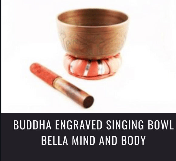 Buddha Engraved Singing Bowl 5”